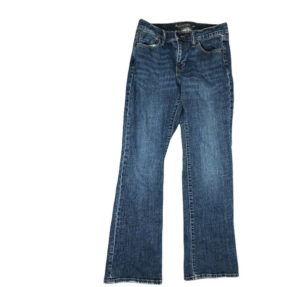 Old Navy Jeans Womens 4 Short Straight Leg Mid Rise Stretch Denim Pants - Picture 2 of 8